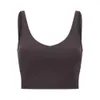 Lululemo Yoga Bra Align Tank Womens Sport Bra Classic Popular Fitness Butter Soft Lulumon Tank Gym Crop Yoga Vest Beauty Back Shockproof with Removable Chest Pad 944