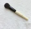 Blush Makeup Brush - Luxe Soft Natural Goat Bristle Round Cheek Powder Highlighter Beauty Cosmetics Brush Tool LL