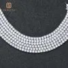 Biżuteria Moissanite Mężczyźni kobiety 3 mm 4 mm 5 mm Naszyjnik Diamond VVS 925 Srebrny łańcuch tenisowy254J