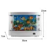 Tanks Aquarium Mood Lamp Marine Artificial Tropical Landscape Lamp Tropical Fish Night Light for Bedroom Kids Room Birthday Halloween