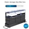 Verwarming Vistankfilter Box Lade opslagwaterdruppel filterdoos aquarium bovenste filterdoos vissentank filter accessoires