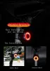 Lights TOWILD TL03 Smart Bike Tail Light USB Rechargeable Ultra Bright Brake Sensing Bicycle IPX6 Rear Lamp Sense Flashlight Red Light