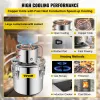 Maskiner vevor 3 5 8 13 GAL DISTILLER ALAMBIC MOOMSHINE ALOCHOLCH STILL Rostfri koppar DIY Hembryggning Vatten Vin Essential Oil Brewing Kit