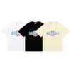 Summer Rhude Tshirt American Trendy Rhude Minimalist Printed Men Women Women Lose Casual Hold Neck krótkie rękawowe koszulka