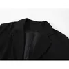 Costumes de femmes Fashion Lazy Style Suit Blazers Femmes Tops Summer Blazer Coat Korean Loose Casual High Street Black Vestes