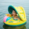 Upgrades Baby Swimming Float Inflatable Infant Floating Kids Swim Ring Circle Bathing Summer Toys Toddler Rings 240416