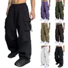 Streetwear Spring Summer Cargo Spodnie Mężczyźni wielokrotne harajuku swobodny męski jogger szeroka noga luźna damska damska y2k 240422