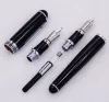 Pens Duke D2 Siyah Gümüş Klipli D2 Orta Nib Çeşme Kalemi 1 PC Haligrafi Fude Bükülmüş NIB YAZMA İÇİN DEĞİŞTİRİLMİŞ SET