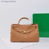 TRENDY ORIGINAL BOTTEGS VÉNETS SACS MARQUES POUR FEMMES HIGH Version Nouveau Metal Buckle Genue en cuir Sac Toté Tote Sac de grande capacité Sacs pour femmes avec 1 à1 LOGO