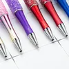 10st DIY Sugar Pärled Pen Diamond Gift Wholesale Advertising Luxury Beadable Ballpoint Set Freebies Office Supplies