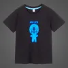 TシャツSCP Foundation蛍光luminous Children Tshirt Boy Kids短袖Tシャツ2022新しい夏のコットンボーイベビー服