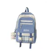 Sacs d'école Mode Big Student Sac à dos Rucksack Girls Sac haute capacité Femme Femme Mignon Travente de loisirs Mochila