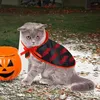 Cat Costumes For Cats Pet With Pumpkin Pattern Dog Clothes Cloak Shape Bat Add Hallowen