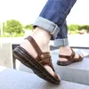 Slippers Men's Summer Sandals and Comeen Come Chicky-Soled Shoes Open Open Open