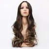 Nuova parrucca di Amazon Dispositura gradiente Long Curly Wave Cross Border Border Border European and American Wig Rose Rose