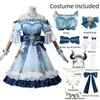 Anime -kostuums nilou cosplay Come Genshin Impact komen volledig set uniform dames carnaval uniform anime halte komt y240422