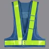 Jackets Breathable Net riding Traffic Night Work safety vest Vshaped High Visibility Security Cycling reflective Jogging Jackets
