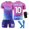 مجموعات كرة القدم/المسارات المسارات 2324 AC 2 Away Kit # 9 Giroud 10 Leo 11 Plicic 19 Teo Jersey