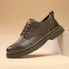 Casual Shoes Men orygine skórzane buty design ręcznie robione mokasyny mokasyna trampki łodzi Oxford