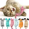 Evler sevimli kedi kedi oyuncakları komik interaktif interaktif peluş kedi oyuncak mini dişler taşlama katnip oyuncakları yavru kedi çiğneme gıcırtılı oyuncak evcil hayvan aksesuarları