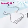 Bracelets de liaison Femmes Classic Lettre Design Fashion Hand Chains à vendre 925 Sterling Silver Double Bangles Bangles Party