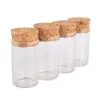 Förvaringsflaskor 90 st 20 ml glasrör med korkpropp liten testlaboratorium glasvaror kryddburkar injektionsflaskor 30 50mm för tillbehör hantverk diy