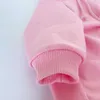 Roupa de animais de estimação rosa roupas de cachorro de algodão com capuz de capuz de capuz por atacado com capuz de estimação