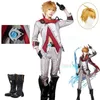 Costumes d'anime Tartaglia Cosplay Cosplay Genshinimpact Tartaglia Cosplay Come For Carnival Suits Party Come Wig Shoes Full Set Game Cos Y240422