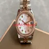 2023 Top Lady Watch 31mm 126284 스테인레스 스틸 다이아몬드 베젤 주빌리 자동 기계식 방수 사파이어 대통령 WR245I