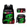 Backpack Harajuku Creative Classic Garten of Banban 3D Print 3PCS/UNIT
