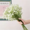 Faux florales Grün 30pcs Künstliche Gypsophila Blumen Blumensträuße echte Berührung Blumen für Hochzeitsfeier DIY WREATN Blumenarrangement Home Dekoration T240422