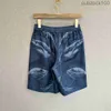 High End Buurberlyes kostymer för kvinnor män vår/sommarhaj tryck elastiska siden shorts senior märke casual sommar designer shorts