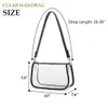 Bolso de hombro transparente Bolsas cruzadas de bolso de cuerpo cruzado Aprobado y engrosado bolso transparente adecuado para trajes CCERT y evento deportivo U8JK#