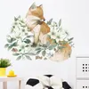 Muurstickers 1 pc poster venster decoratie creatief schattig eenvoudige hand getrokken ins stijl woonkamer huis