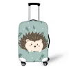 Accessori Kawaii Cartoon Pineapple Hedgehog Kids Borse Borse Protect Copertura impermeabile Valuta da viaggio elastico Sutabile per 1832 pollici