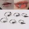 1 pairs Surgical Steel Nose Septum Horseshoe Hoop Earring Eyebrow Tragus Helix Lip Rings Piercing