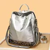 High End Niche Backpack for Women Fashion Trend Hot Diamond Shoulder Bag for Women Multifunctional Leather Backpack 240415