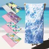 HiTurbo Microfiber Blanket Quick Drying Beach Towels Oversized 3571in Printing Towel Super Absorbent Pool Bohe 240422