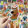 50Pcs/Lot New Scooby-Doo Stickers Gifts Scoob Party Supplies Toys Merch Vinyl Sticker for Kids Teens Luggage Skateboard Graffiti, Cool Animals Monsters Stickers