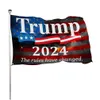 Banner vlaggen Trump verkiezing 2024 Houd Amerika hangende geweldige banners digitale print donald vlag biden hh21-56 drop levering home tuin ot0ht