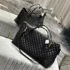 Echte lederen es gewatteerde tote ontwerper Duffer Bag dames man luxurys handtas koppeling mode topgreep tas crossbody weekender reizen plunfel bagage schoudertas