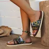 Casual Shoes Women's Sunflower Pattern Flip Flops-lightweight Clip Toe Summer Beach