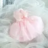 Vestido para cães Casamento Tulle Salia Camada Teddy Puppy Costume XS S M L XL 240422