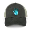BERETS DIAMOND Blue Tie Dye Jerry Hand Cowboy Hat Beach Sun Golf Bag Hats för män Kvinnor