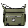 Multilayer Pocket Design Oxford Shoulder Bag Large Capacity Mens Casual Fashion Single Crossbody Luxury Messenger 240416