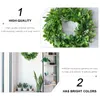 Decorative Flowers Wedding Artificial Garland Greenery Decor Front Door Wreath Ornament Plastic Eucalyptus