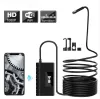 Caméras Telescoping WiFi Endoscope Camera 5,5 mm 1080p HD Semirigid Snake Camera Endoscope Borescope Endoscope pour l'iPhone Tablet