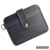 Titulares masculino Couro Slim Carteira Male Pequena bolsa Mini Money Bag Walet Man's Wallet Card Titular