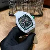 Lüks Richamill Holwatch Designer Mens Wristwatch şarap varil boş zaman iş rms030 tam otomatik beyaz CE izle