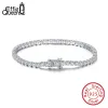 Strands Effie Queen 100% 925 braccialetti da tennis in argento sterling.